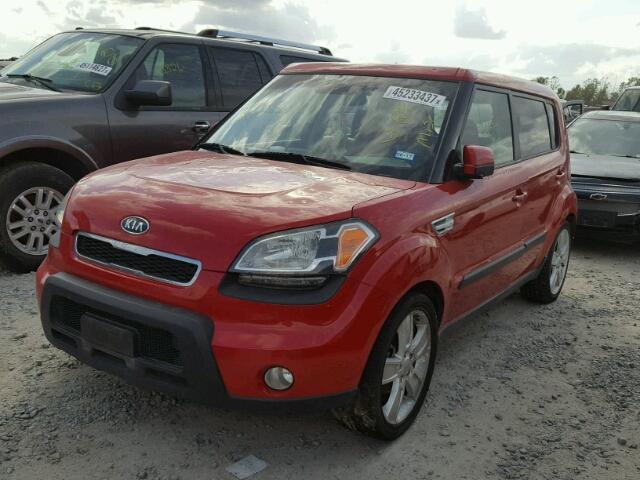 KNDJT2A2XB7288191 - 2011 KIA SOUL RED photo 2