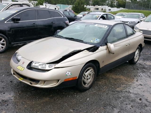 1G8ZH1274VZ109655 - 1997 SATURN SC2 BEIGE photo 2