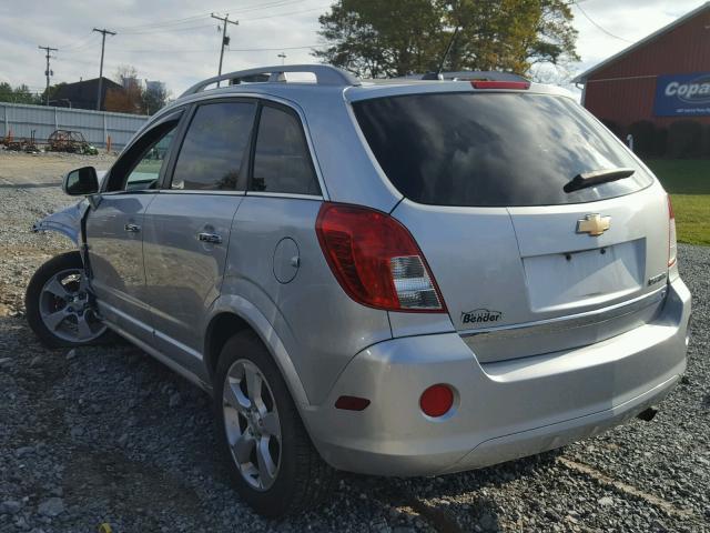 3GNAL3EK1ES640524 - 2014 CHEVROLET CAPTIVA LT SILVER photo 3