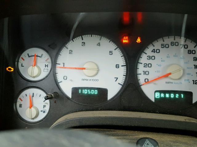 3D7KU28D53G857565 - 2003 DODGE RAM 2500 S ნაცრისფერი ფოტო 8