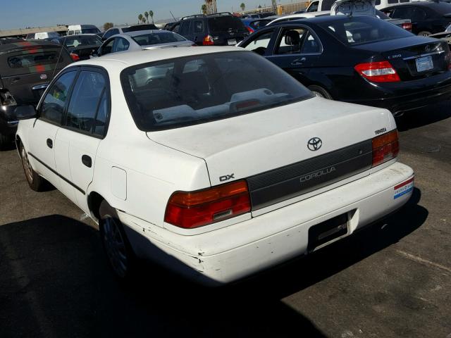 JT2AE09B2S0105886 - 1995 TOYOTA COROLLA LE WHITE photo 3