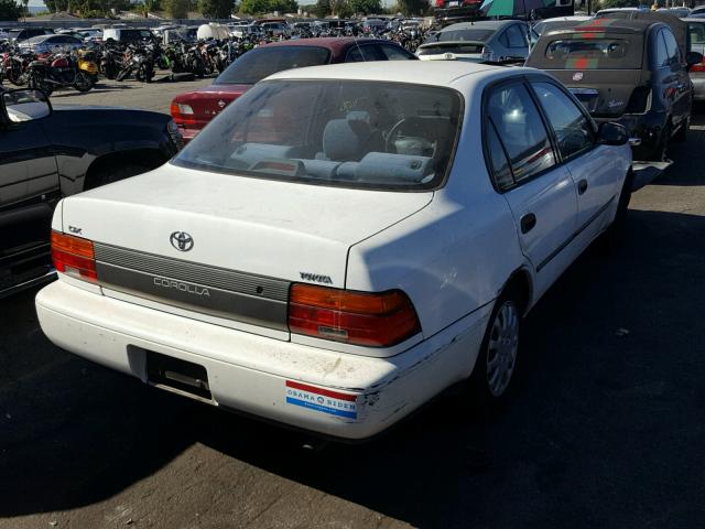 JT2AE09B2S0105886 - 1995 TOYOTA COROLLA LE WHITE photo 4