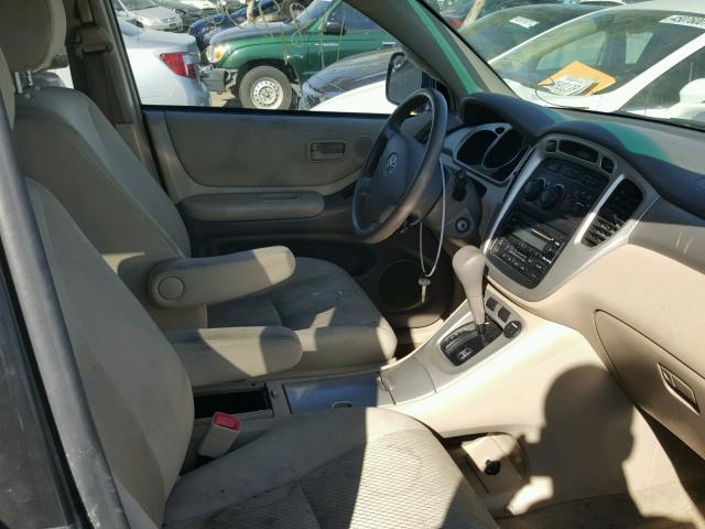 JTEDD21A970165284 - 2007 TOYOTA HIGHLANDER GRAY photo 5