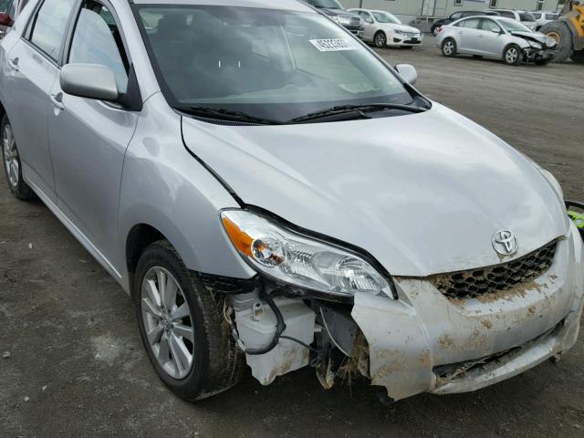 2T1KU40E99C102786 - 2009 TOYOTA COROLLA MA SILVER photo 1