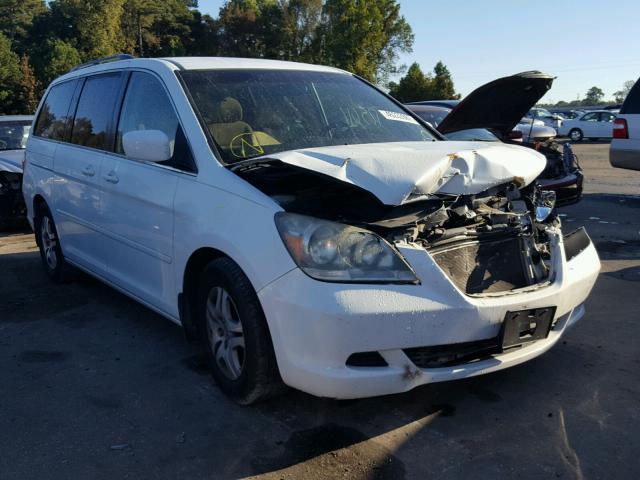 5FNRL38447B058731 - 2007 HONDA ODYSSEY EX WHITE photo 1