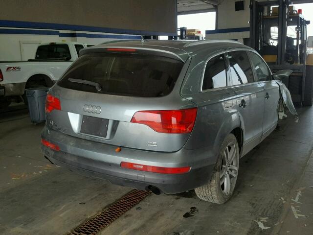 WA1BY74L38D027299 - 2008 AUDI Q7 3.6 QUA GRAY photo 4