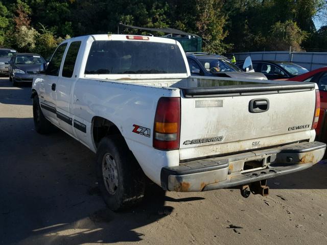 2GCEK19T321388576 - 2002 CHEVROLET SILVERADO WHITE photo 3