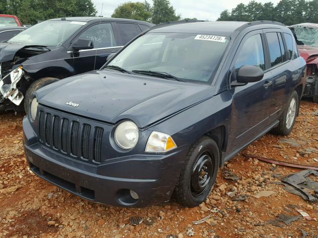 1J8FT47W68D760143 - 2008 JEEP COMPASS SP 蓝色 照片 2