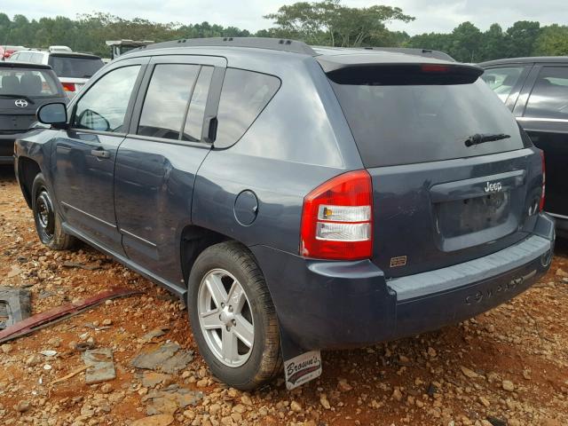 1J8FT47W68D760143 - 2008 JEEP COMPASS SP 蓝色 照片 3