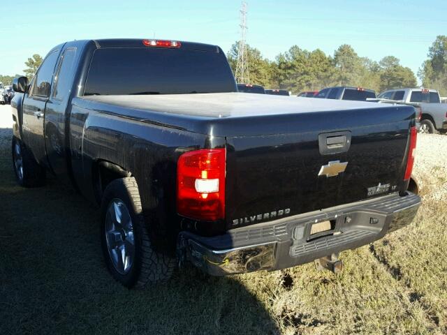 1GCEC29J09Z176558 - 2009 CHEVROLET SILVERADO BLACK photo 3