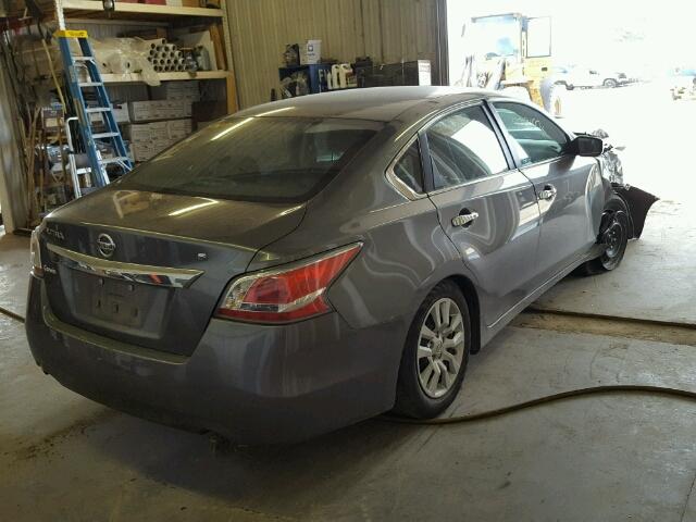 1N4AL3AP1FC240700 - 2015 NISSAN ALTIMA 2.5 GRAY photo 4