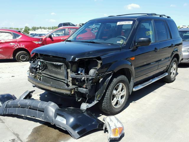 5FNYF18308B037066 - 2008 HONDA PILOT SE BLACK photo 2