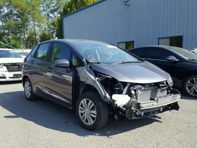 3HGGK5G50HM704846 - 2017 HONDA FIT LX GRAY photo 1