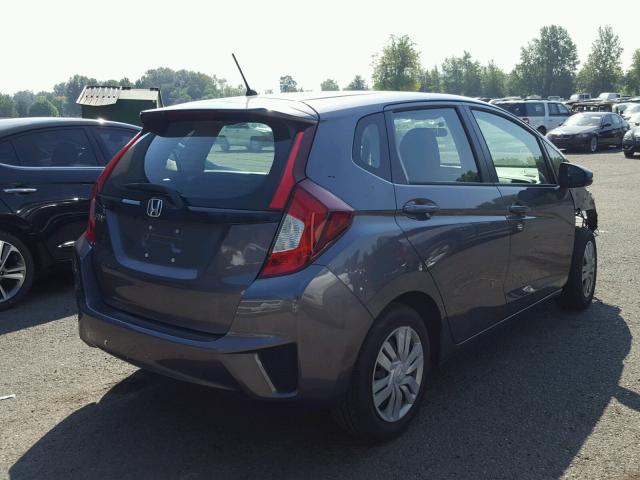 3HGGK5G50HM704846 - 2017 HONDA FIT LX GRAY photo 4