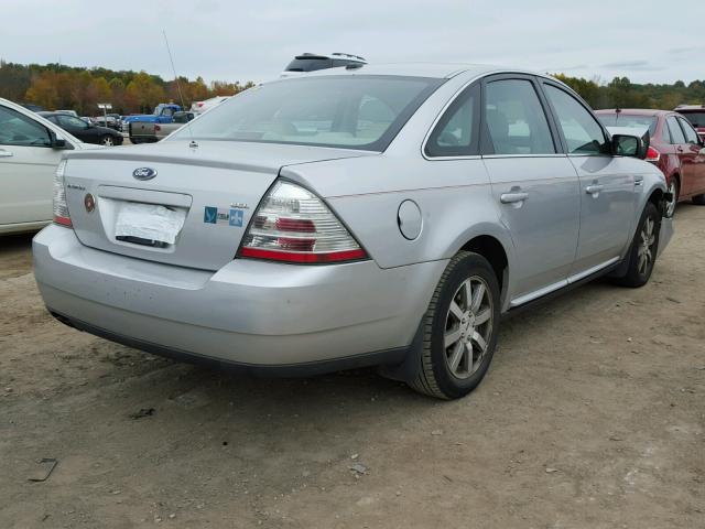 1FAHP24W79G107677 - 2009 FORD TAURUS SEL SILVER photo 4