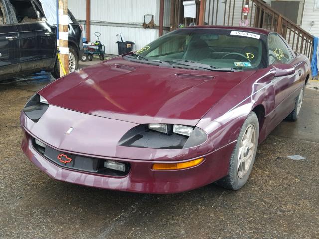 2G1FP22K7T2102360 - 1996 CHEVROLET CAMARO BAS 栗色 照片 2
