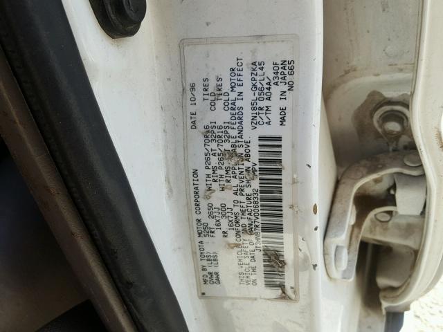 JT3HN87R7V0068332 - 1997 TOYOTA 4RUNNER LI WHITE photo 10