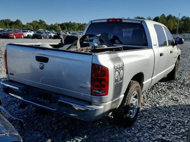 3D7KR19D26G238016 - 2006 DODGE RAM 1500 SILVER photo 4