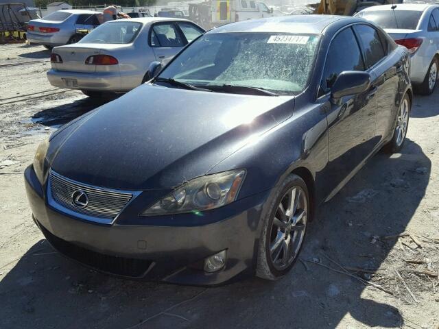 JTHBK262065019018 - 2006 LEXUS IS 250 BLACK photo 2