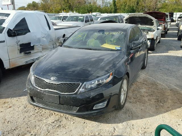 5XXGN4A74EG314422 - 2014 KIA OPTIMA EX BLACK photo 2