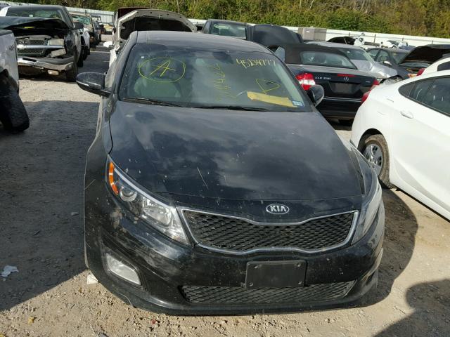 5XXGN4A74EG314422 - 2014 KIA OPTIMA EX BLACK photo 9