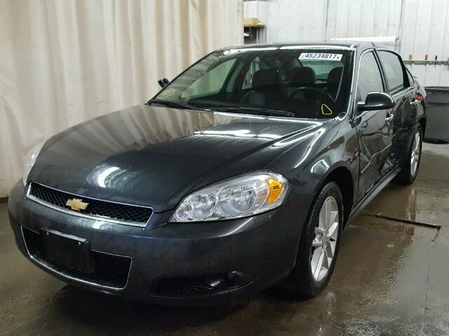 2G1WC5E33E1118890 - 2014 CHEVROLET IMPALA LIM CHARCOAL photo 2