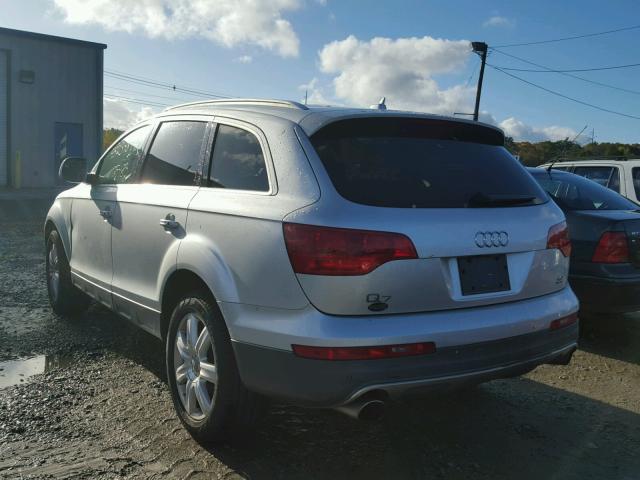 WA1BV74L87D059026 - 2007 AUDI Q7 SILVER photo 3