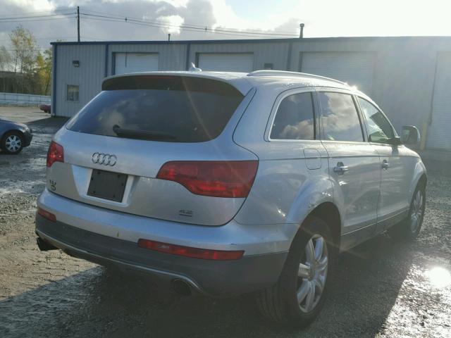 WA1BV74L87D059026 - 2007 AUDI Q7 SILVER photo 4