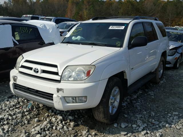 JTEZU14R140018826 - 2004 TOYOTA 4RUNNER SR WHITE photo 2