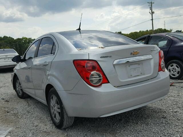 1G1JC5SHXE4135877 - 2014 CHEVROLET SONIC LT SILVER photo 3