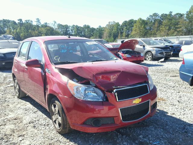 KL1TD66E19B623028 - 2009 CHEVROLET AVEO LS 红色 照片 1