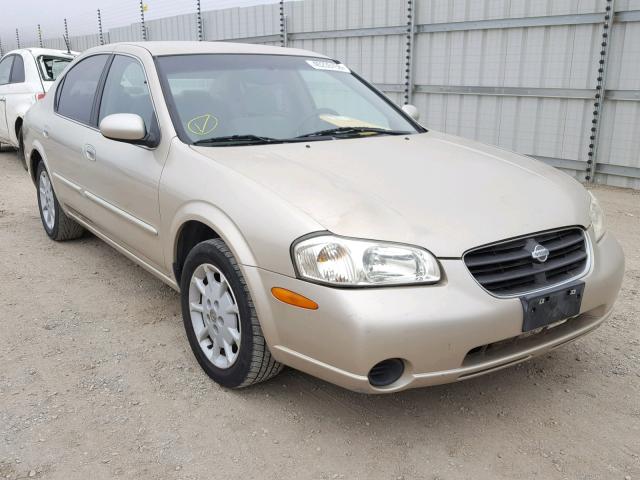 JN1CA31D51T840419 - 2001 NISSAN MAXIMA GXE GOLD photo 1