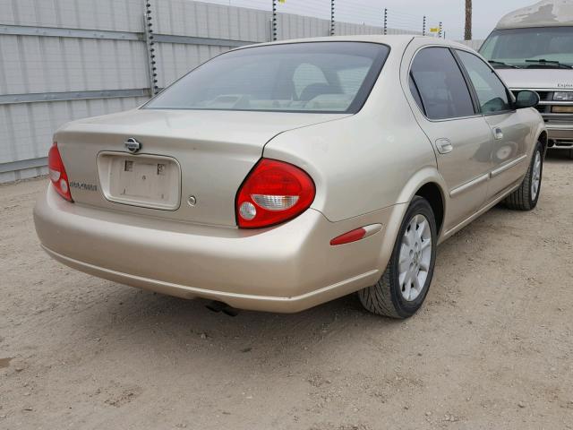 JN1CA31D51T840419 - 2001 NISSAN MAXIMA GXE GOLD photo 4