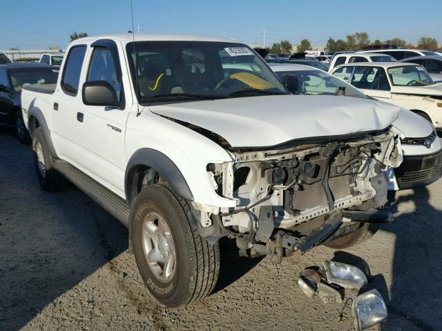 5TEGN92N84Z344663 - 2004 TOYOTA TACOMA DOU WHITE photo 1