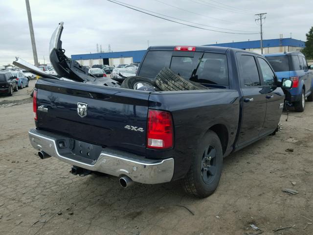 3C6RR7LTXGG348803 - 2016 RAM 1500 SLT BLUE photo 4