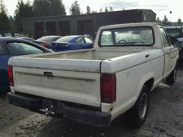 1FTBR10A4HUB43325 - 1987 FORD RANGER WHITE photo 4