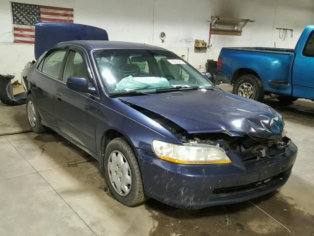 1HGCG5642YA003540 - 2000 HONDA ACCORD LX BLUE photo 1