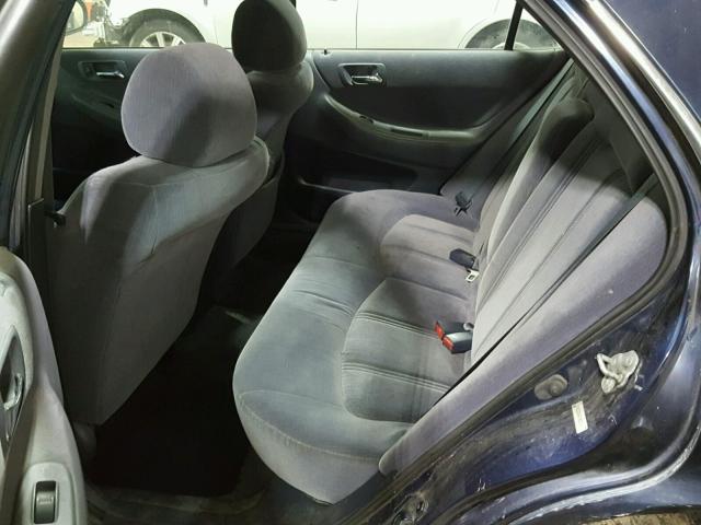 1HGCG5642YA003540 - 2000 HONDA ACCORD LX BLUE photo 6