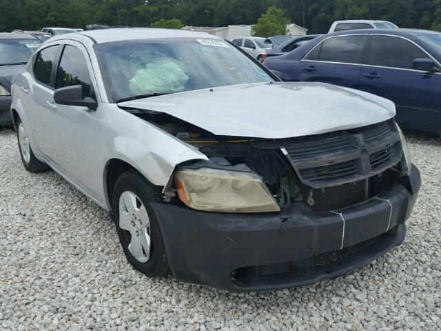 1B3CC4FB8AN211800 - 2010 DODGE AVENGER SILVER photo 1