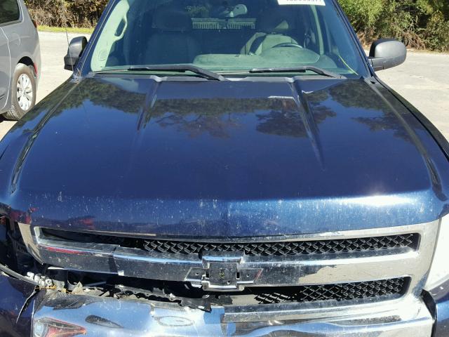 1GCSCSEA9AZ150148 - 2010 CHEVROLET SILVERADO BLUE photo 7