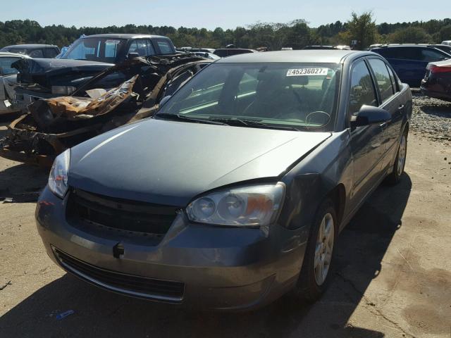 1G1ZT51F56F166639 - 2006 CHEVROLET MALIBU GRAY photo 2