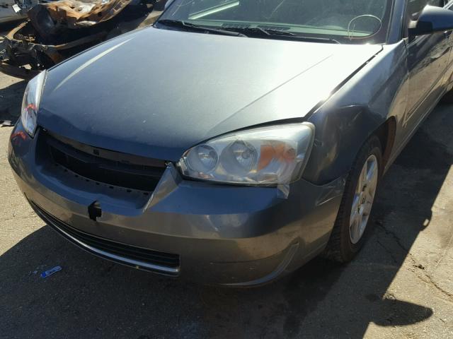 1G1ZT51F56F166639 - 2006 CHEVROLET MALIBU GRAY photo 9