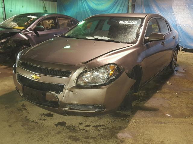 1G1ZC5EB7AF243804 - 2010 CHEVROLET MALIBU 1LT TAN photo 2