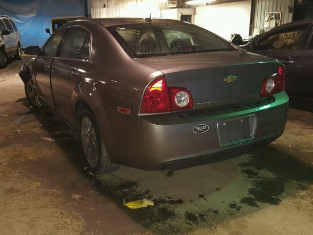1G1ZC5EB7AF243804 - 2010 CHEVROLET MALIBU 1LT TAN photo 3