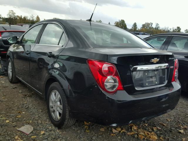 1G1JC5SB3D4224314 - 2013 CHEVROLET SONIC LT BLACK photo 3