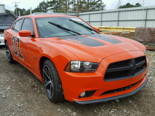 2C3CDXATXCH295549 - 2012 DODGE CHARGER ORANGE photo 1