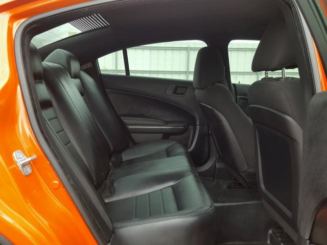 2C3CDXATXCH295549 - 2012 DODGE CHARGER ORANGE photo 6