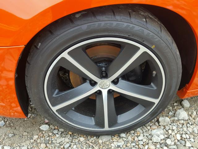 2C3CDXATXCH295549 - 2012 DODGE CHARGER ORANGE photo 9