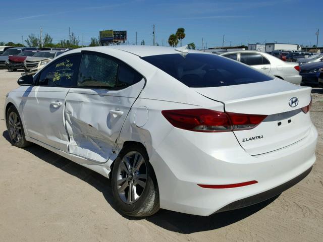 5NPD84LFXHH049190 - 2017 HYUNDAI ELANTRA SE WHITE photo 3