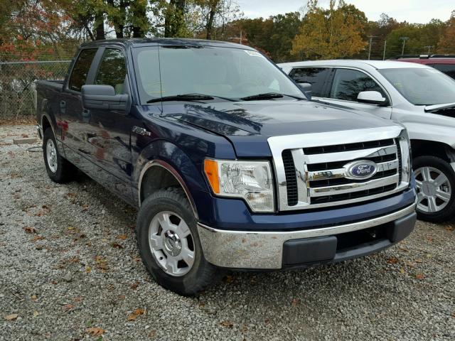 1FTRW12899FB04754 - 2009 FORD F150 SUPER BLUE photo 1